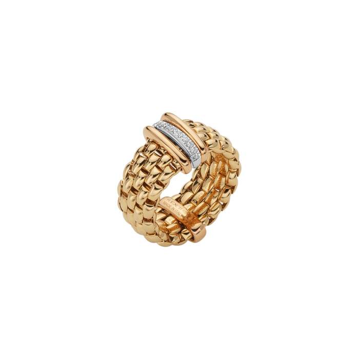 Fope anello Panorama Flex'it oro giallo AN587BBR - Gioielleria Casavola Noci - idee regalo donne - flexible ring