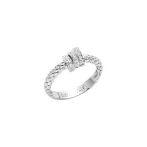 Fope anello Prima oro bianco AN743PAVE - Gioielleria Casavola Noci - idee regalo donne - diamanti