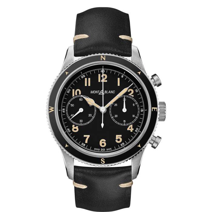 Montblanc 1858 cronografo 126915 - Gioielleria Casavola Noci - orologio automatico uomo - field chronograph watch - main