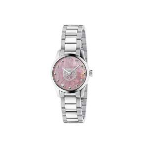 Gucci G-Timeless YA1265013 - Gioielleria Casavola Noci - orologio quadrante rosa - idee regalo donna