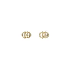 Gucci Jewelry YBD481676001 - Gioielleria Casavola Noci - orecchini g running in oro giallo e diamanti - idee regalo donne