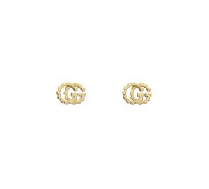 Gucci Jewelry YBD481677001 - Gioielleria Casavola Noci - orecchini in oro giallo GG running - idee regalo donne