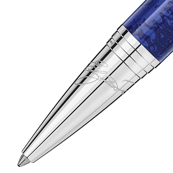 Montblanc Elizabeth Taylor Muses sfera 125523 - Gioielleria Casavola Noci - penne da collezione - luxury pen - detail