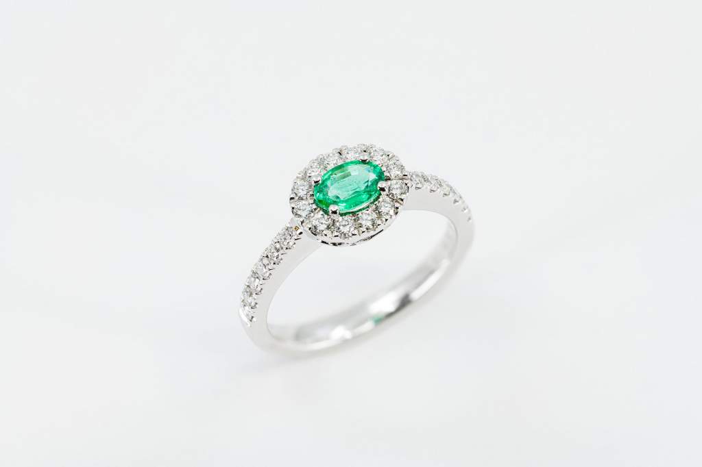 Anello smeraldo pavé Little Prestige - Gioielleria Casavola Noci - idee regalo donne - per ogni occasione