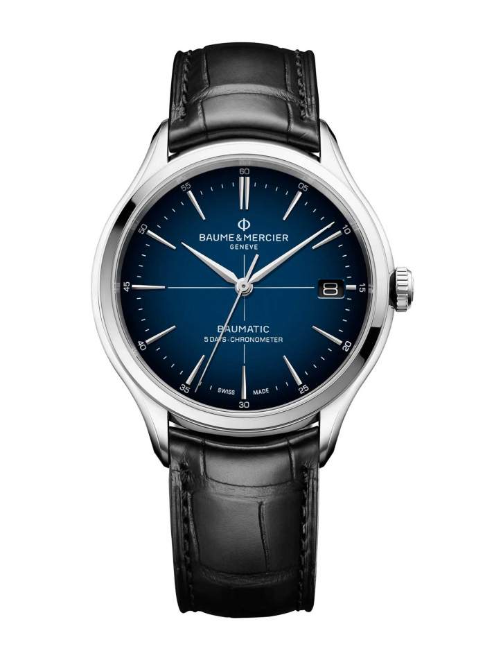 Baume et Mercier Clifton Baumatic M0A10467 - Gioielleria Casavola Noci - orologio automatico svizzero uomo elegante - main