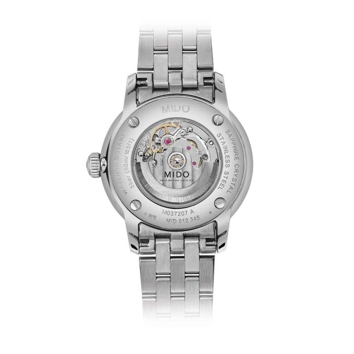 Mido Baroncelli Signature M037.207.11.031.01 - Gioielleria Casavola Noci - orologio automatico donne - idee regalo - fondello