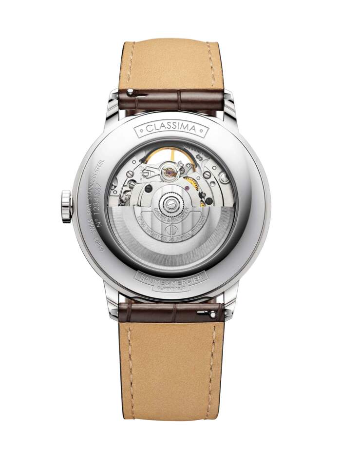Baume et Mercier Classima M0A10524 - Gioielleria Casavola di Noci - orologio automatico svizzero da uomo - fondello