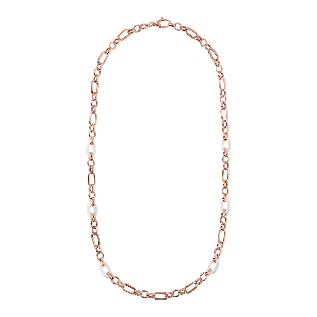 Collana catena rolò Bronzallure WSBZ01950WA - Gioielleria Casavola di Noci - idee regalo amica 50 anni - misura lunga