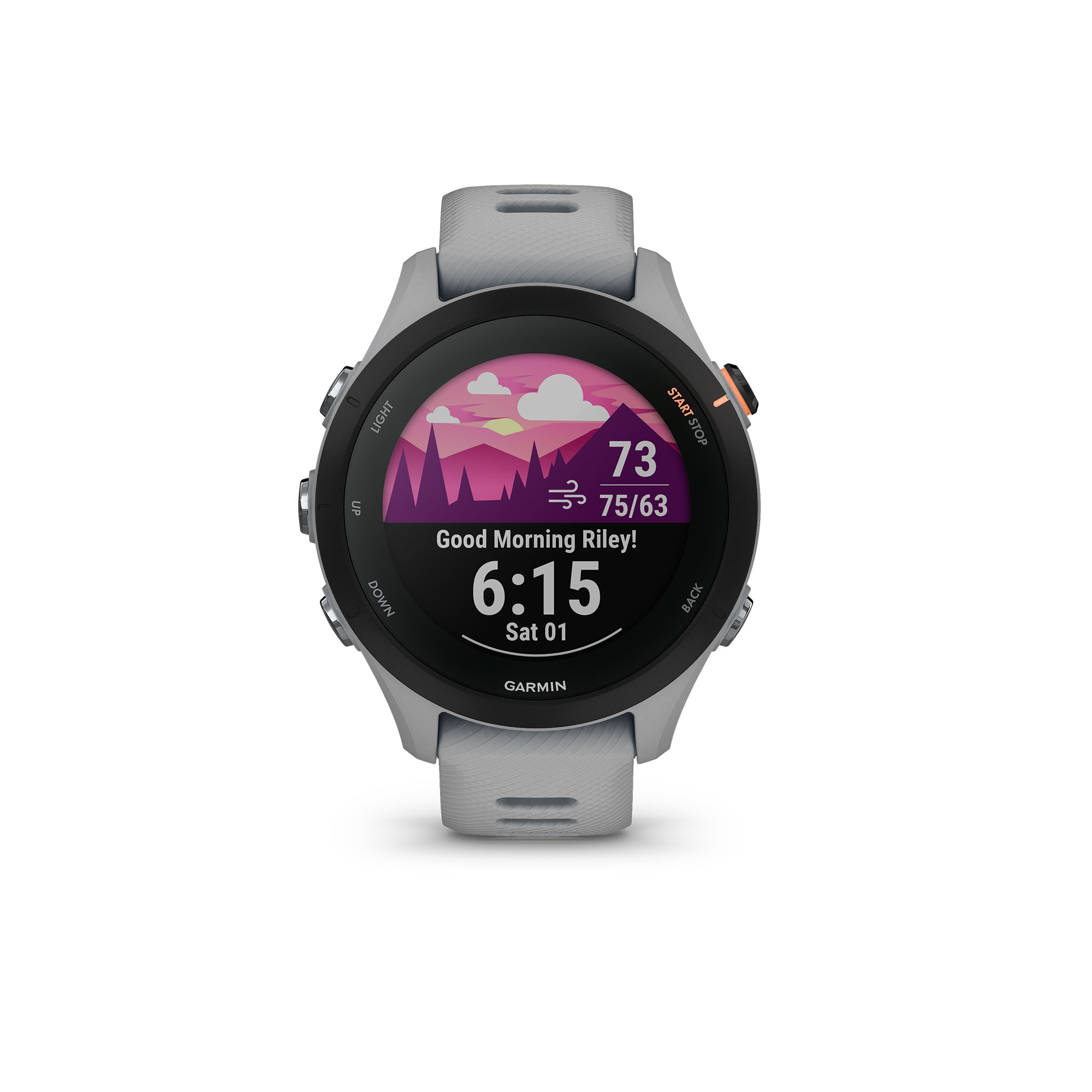 Garmin Forerunner 255S Powder Grey - Gioielleria Casavola di Noci - sportwatch GPS unisex - idee regalo running - main