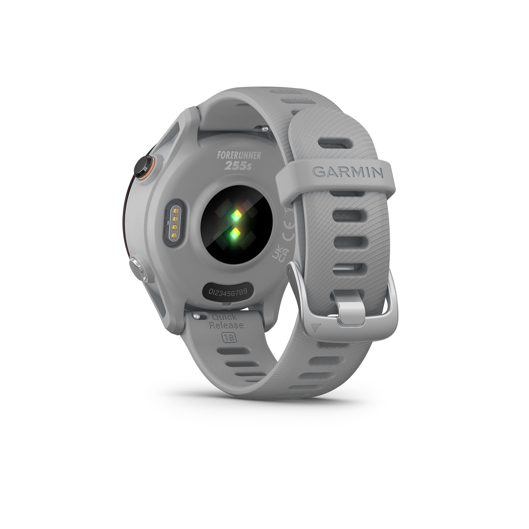Garmin Forerunner 255S Powder Grey - Gioielleria Casavola di Noci - sportwatch GPS unisex - idee regalo running - sensore cardio e pulsossimetro