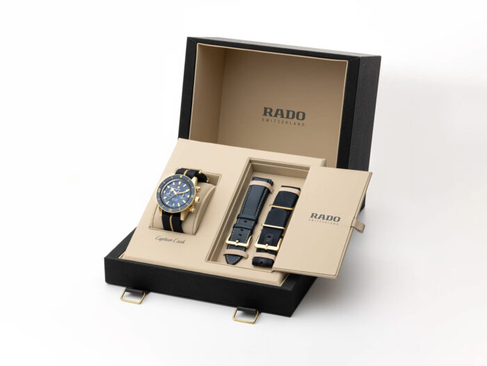 Rado Captain Cook R32146208 - Gioielleria Casavola di Noci - cronografo automatico svizzero in bronzo - box esclusivo con cinturini omaggio