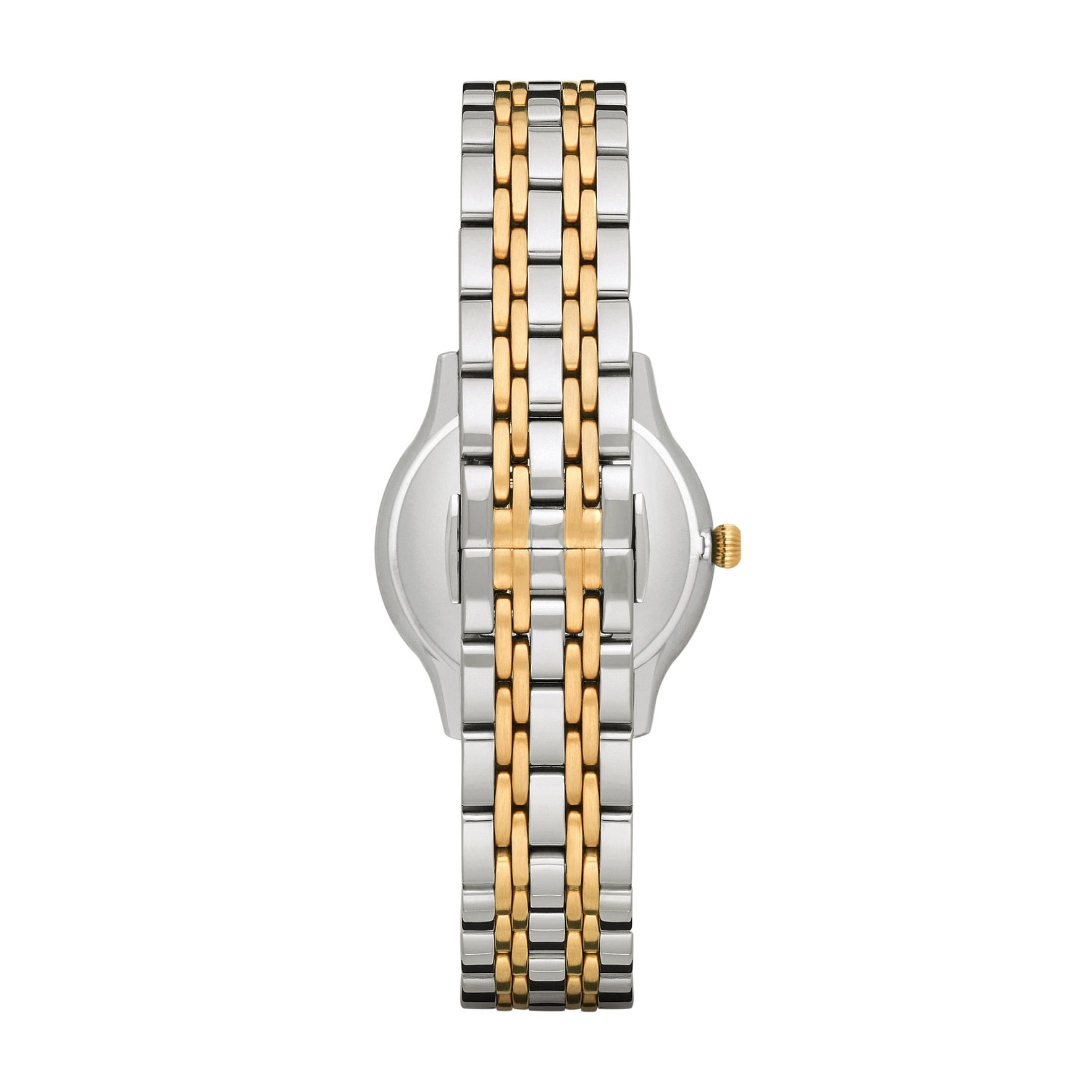 Emporio Armani Orologi AR1963 - Gioielleria Casavola di Noci - idee regalo compleanno moglie 60 anni - bracciale bicolore argento oro giallo