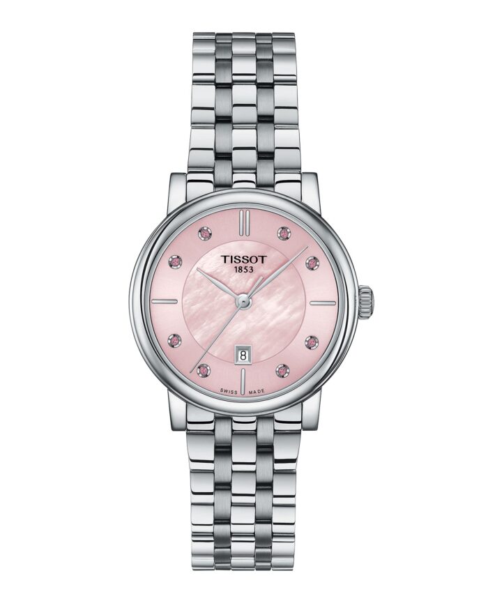 Tissot Carson Premium T122.210.11.159.00 - Gioielleria Casavola di Noci - idee regalo donna - orologio svizzero con madreperla rosa