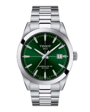 Tissot Gentleman Powermatic 80 T127.407.11.091.01 - Gioielleria Casavola di Noci - orologio automatico svizzero con spirale in silicio - quadrante verde