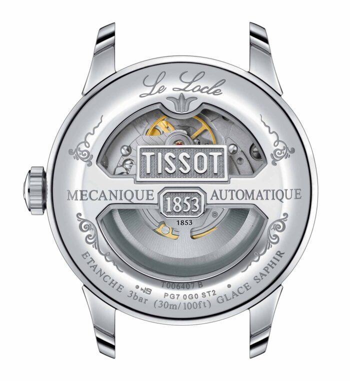 Tissot Le Locle Powermatic 80 T006.407.11.033.02 - Gioielleria Casavola di Noci - orologio automatico svizzero open heart - spirale nivachron