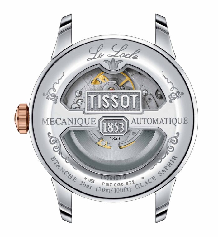 Tissot Le Locle Powermatic 80 T006.407.22.033.02 - Gioielleria Casavola di Noci - orologio automatico svizzero open heart - back