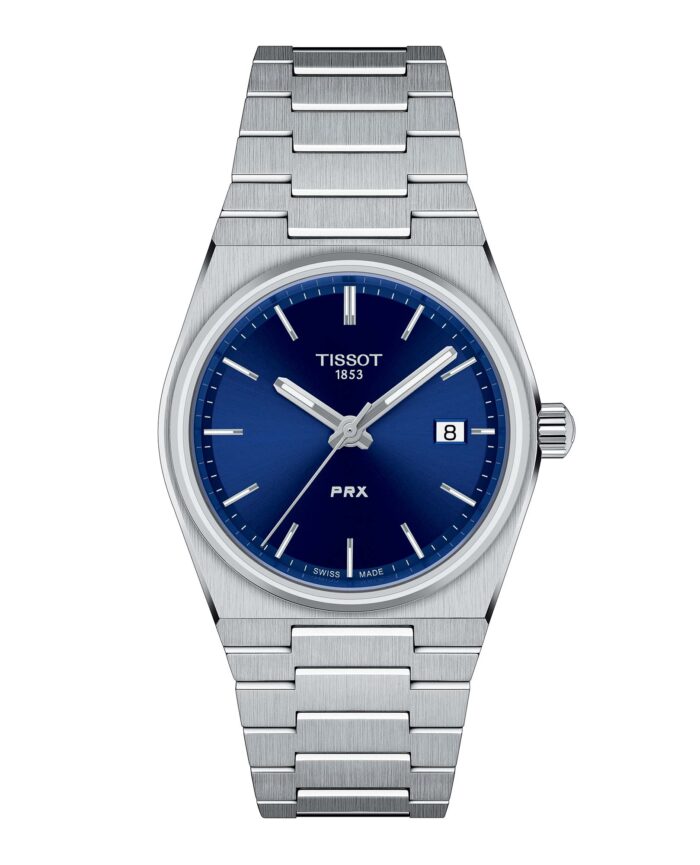 Tissot PRX 35MM T137.210.11.041.00 - Gioielleria Casavola di Noci - orologio svizzero al quarzo unisex - quadrante blu
