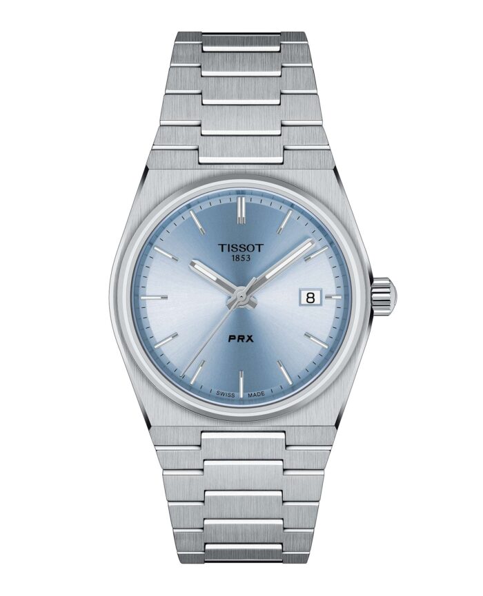 Tissot PRX 35MM T137.210.11.351.00 - Gioielleria Casavola di Noci - orologio svizzero unisex - quadrante azzurro