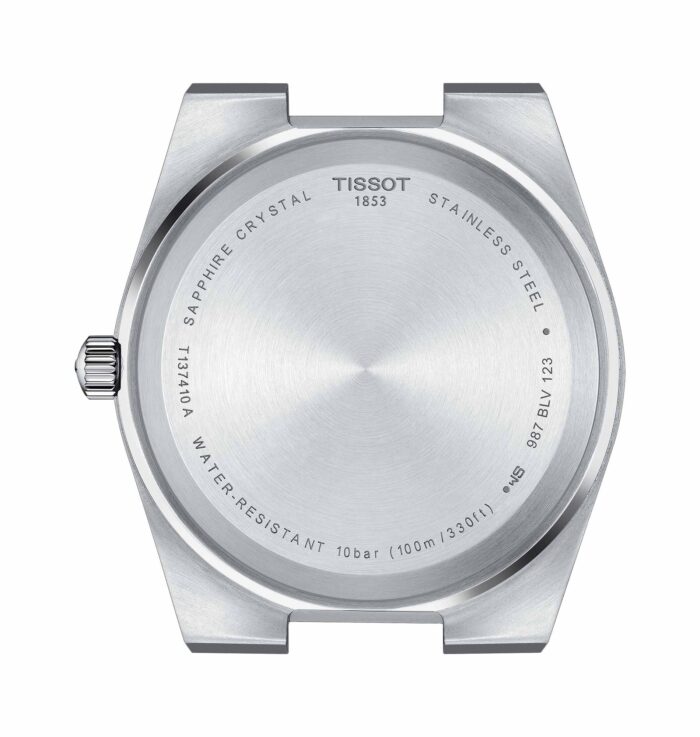 Tissot PRX T137.410.11.041.00 - Gioielleria Casavola di Noci - orologio svizzero da uomo al quarzo - idee regalo compleanno uomo 30 anni - back