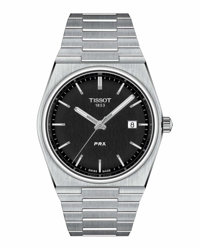 Tissot PRX T137.410.11.051.00 - Gioielleria Casavola di Noci - orologio svizzero al quarzo da uomo - idee regalo compleanno ragazzo 18 anni - quadrante nero