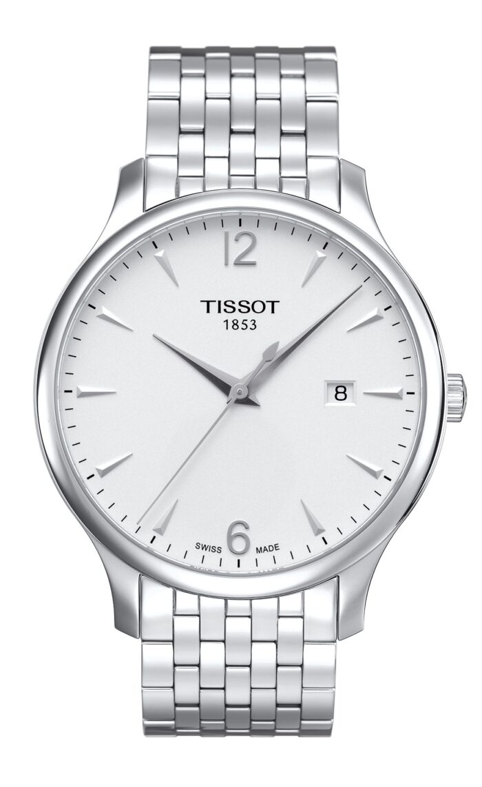 Tissot Tradition T063.610.11.037.00 - Gioielleria Casavola di Noci - orologio svizzero da uomo con vetro zaffiro - idee regalo compleanno papà 60 anni
