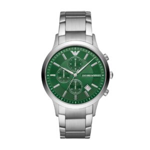 Emporio Armani Orologi AR11507 - Gioielleria Casavola di Noci - cronografo raffinato da uomo - quadrante verde