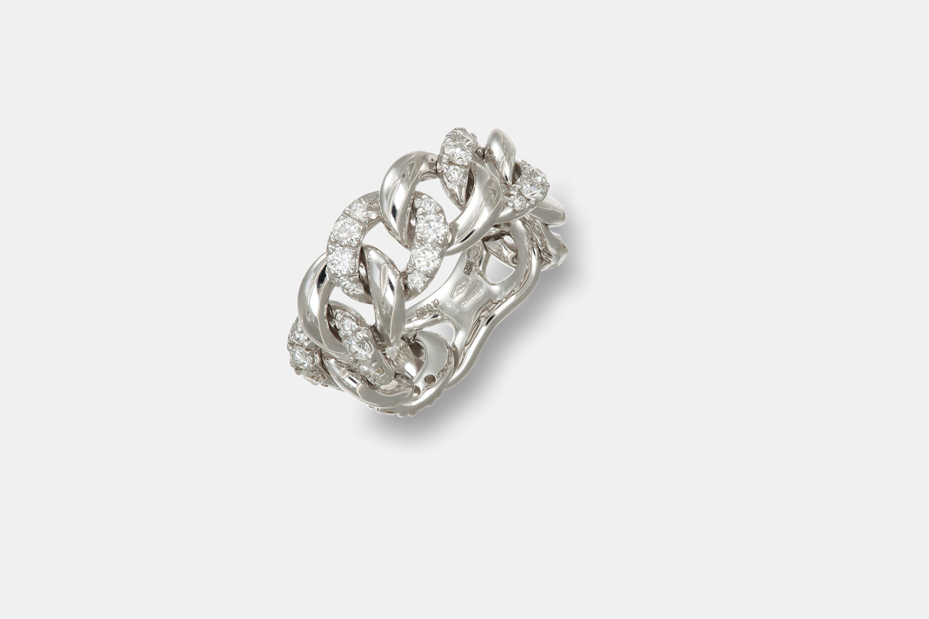 Crivelli anello maglia flessibile groumette - Gioielleria Casavola di Noci - idee regalo compleanno mamma 50 anni - caratura 085 ct