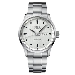 Mido Multifort M M038.430.11.031.00 - Gioielleria Casavola di Noci - orologio automatico svizzero con spirale in nivachron - quadrante grigio