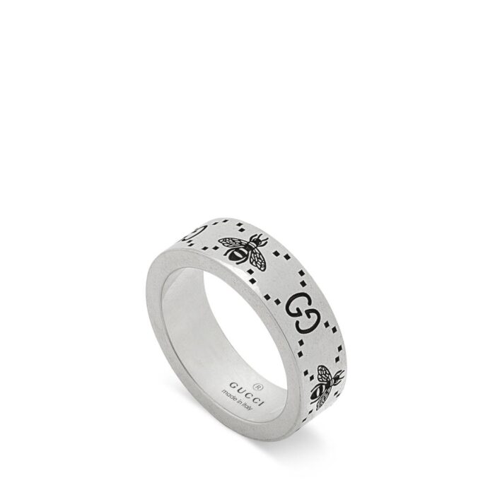Gucci Jewelry Argento YBC728389001 - Gioielleria Casavola di Noci - anello collezione Signature 2023 - fashion e moda