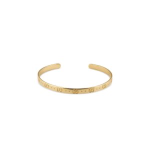 Gucci Jewelry YBA434524001 - Gioielleria Casavola di Noci - bracciale rigido in oro giallo 18 carati della collezione Icon - fashion e moda