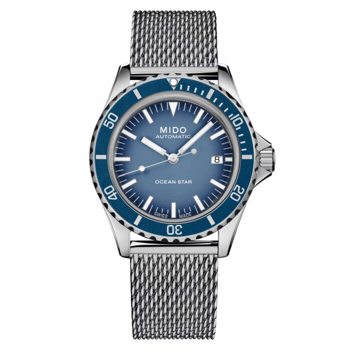 Mido Ocean Star Tribute M026.807.11.041.01 - Gioielleria Casavola di Noci - orologio automatico svizzero edizione speciale - bracciale maglia milanese acciaio