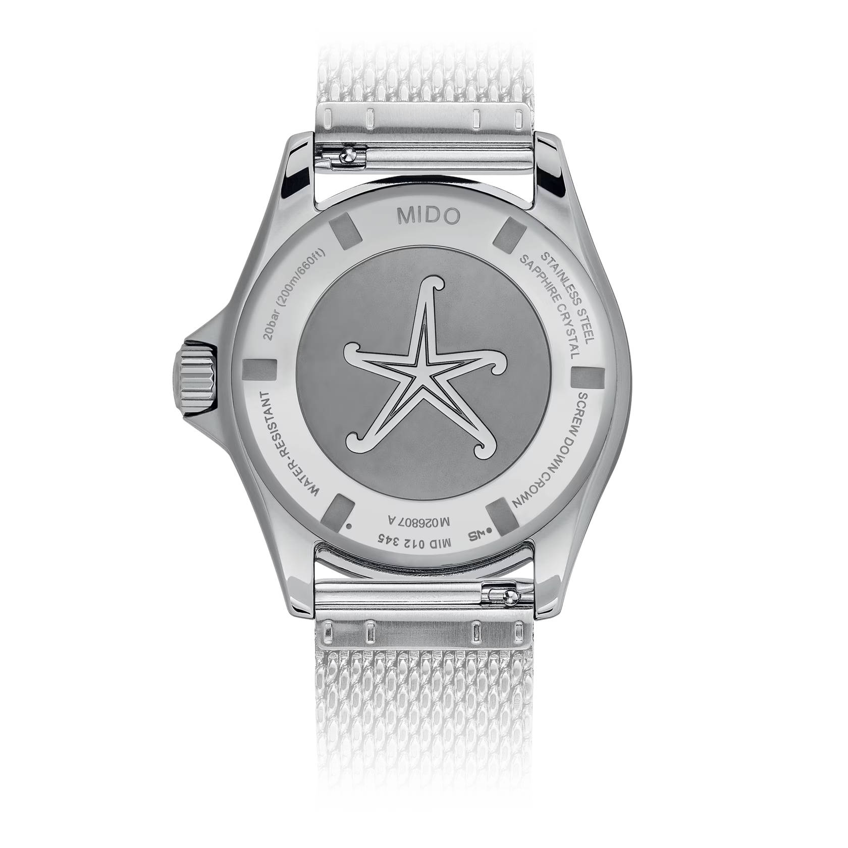 Mido Ocean Star Tribute M026.807.11.041.01 - Gioielleria Casavola di Noci - orologio automatico svizzero edizione speciale - fondello a vite