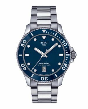 Tissot Seastar 1000 T120.410.11.041.00 - Gioielleria Casavola di Noci - orologio svizzero subacqueo da uomo al quarzo con quadrante blu