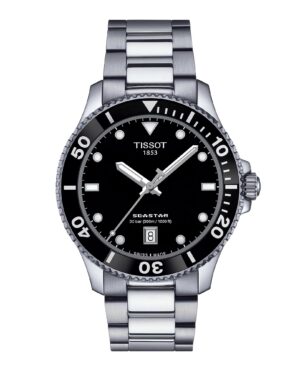 Tissot Seastar 1000 T120.410.11.051.00 - Gioielleria Casavola di Noci - orologio svizzero subacqueo al quarzo con quadrante nero