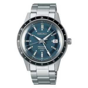 Seiko Presage GMT SSK009J1 - Gioielleria Casavola di Noci - orologio automatico collezione style 60 in acciaio INOX