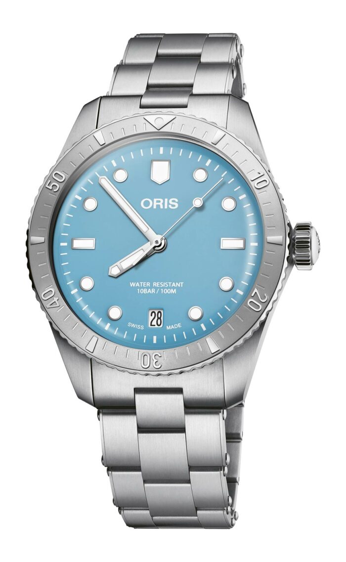 Oris Divers Sixty-Five 01 733 7771 4055-07 8 19 18 - Gioielleria Casavola di Noci - orologio svizzero automatico con quadrante blu chiaro
