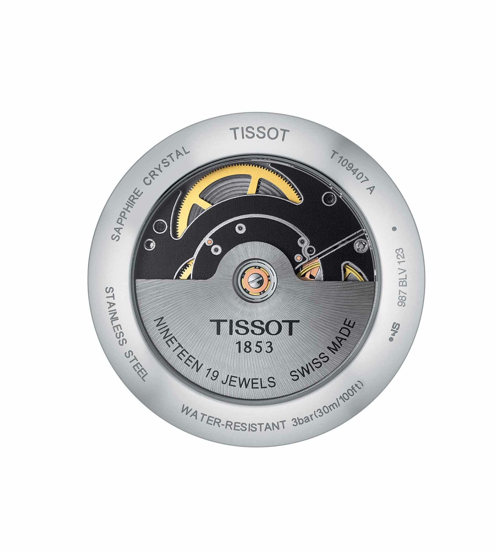Tissot Everytime Swissmatic T109.407.11.031.00 - Gioielleria Casavola di Noci - orologio svizzero automatico con 72 ore di riserva di carica