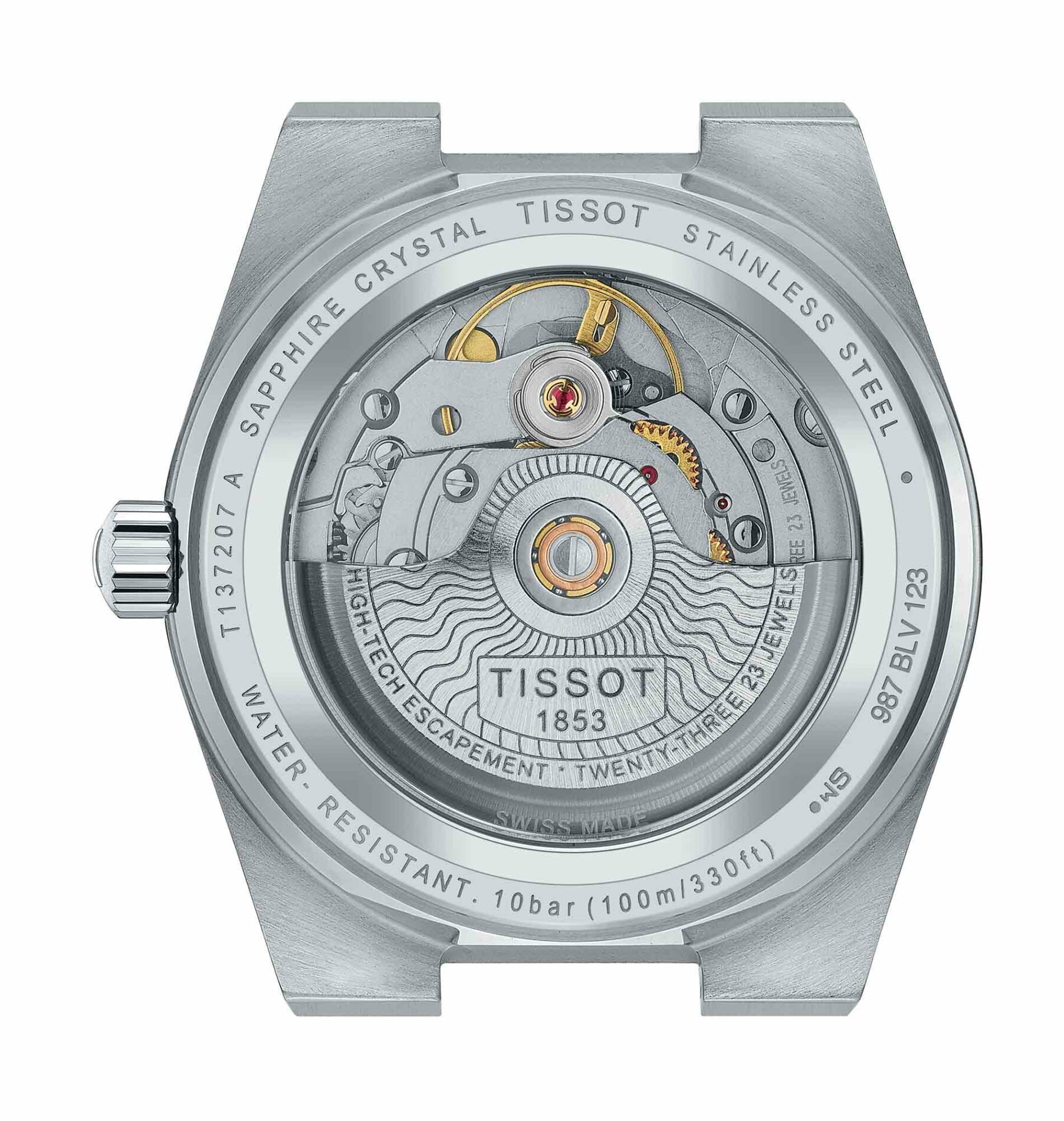 Tissot PRX Powermatic 80 T137.207.11.051.00 - Gioielleria Casavola di Noci - orologio automatico svizzero con spirale in nivachron