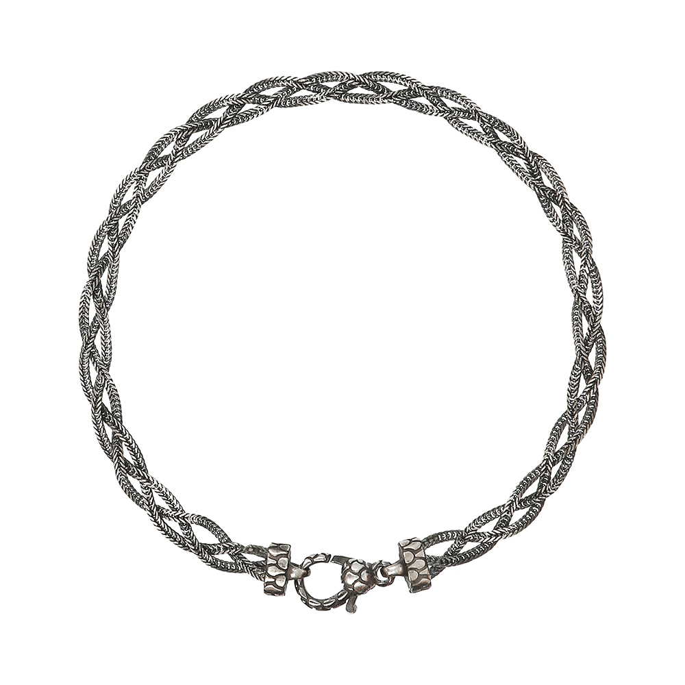 Albert M Bracciale WSOX00515S-19 - Gioielleria Casavola di Noci - idee regalo compleanno uomo 30 anni - argento antichizzato