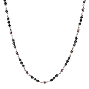 Albert M collana WSOX00137S-50 - Gioielleria Casavola di Noci - idee regalo unisex per ogni occasione - gioiello in argento con beads colorati