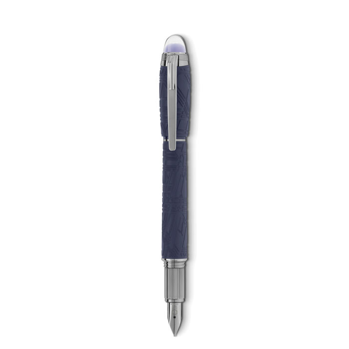 Montblanc StarWalker SpaceBlue stilografica 130211 - Gioielleria Casavola di Noci - idee regalo laurea architettura - penna pregiata di colore blu