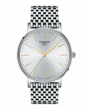 Tissot Everytime T143.410.11.011.01 - Gioielleria Casavola di Noci - orologio svizzero da uomo in acciaio INOX - sottile ed elegante