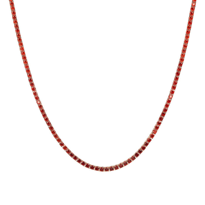 Bracciale Babbo Natale in Argento 925 e zirconia cubica verde e rossa