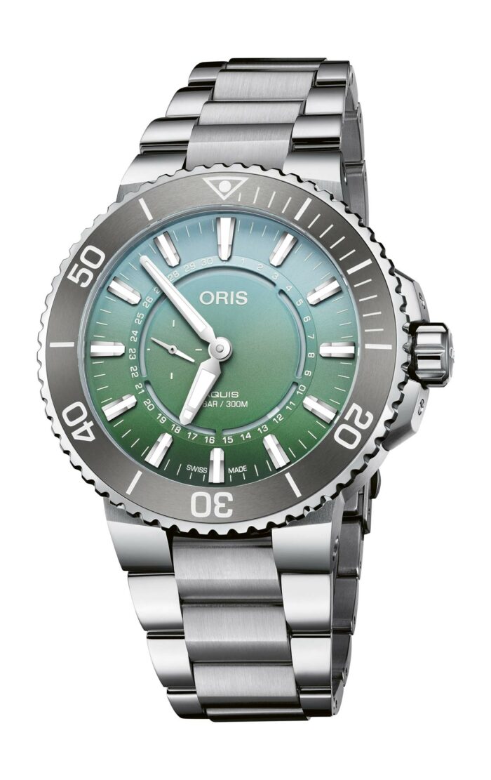 Oris Aquis Dat Watt II 01 743 7734 4197-Set - Gioielleria Casavola di Noci - orologio automatico svizzero in edizione limitata 2009 pezzi mondo