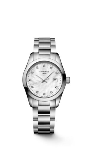 Longines Conquest Classic L2.286.4.87.6 - Gioielleria Casavola di Noci - orologio svizzero da donna con diamanti - bracciale in acciaio INOX