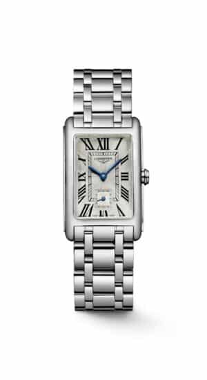Longines DolceVita L5.512.4.71.6 - Gioielleria Casavola di Noci - orologio svizzero da donna con cassa rettangolare e bracciale in acciaio INOX