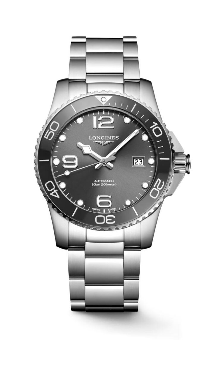 Longines Hydroconquest L3.781.4.76.6 - Gioielleria Casavola di Noci - orologio svizzero automatico subacqueo calibro L888 in acciaio INOX