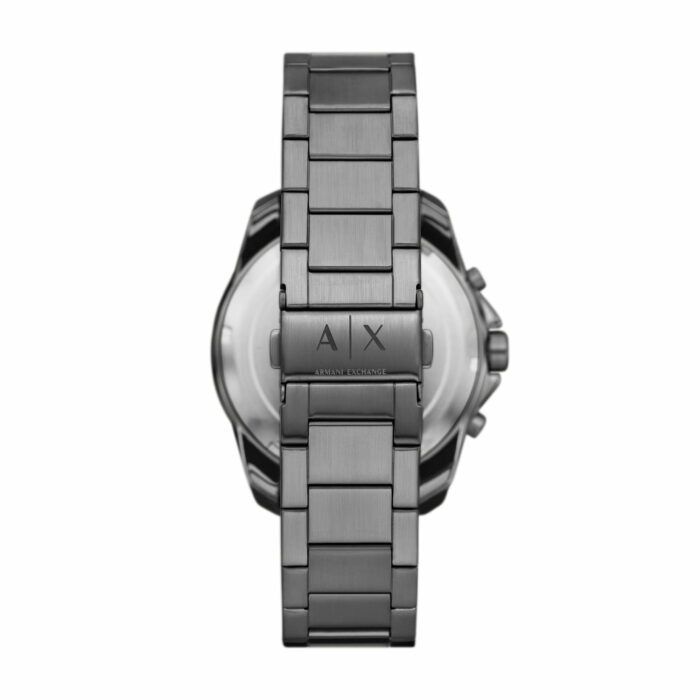 Armani AX Orologi AX1959 - Gioielleria Casavola di Noci - cronografo multifunzione da uomo - bracciale in acciaio INOX color grigio canna di fucile