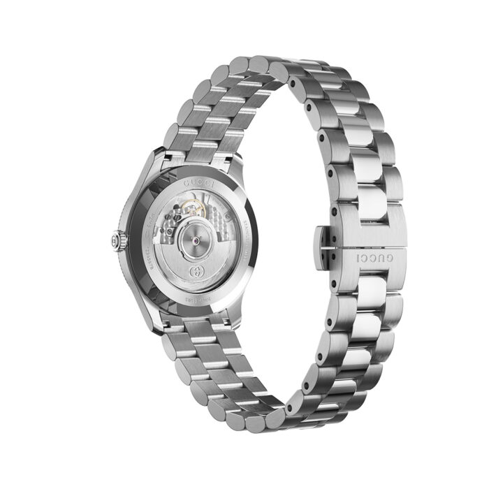 Gucci G-Timeless YA126389 - Gioielleria Casavola di Noci - orologio automatico svizzero da uomo con bracciale in acciaio INOX - idee regalo compleanno 18 anni ragazzo