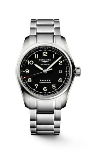 Longines Spirit L3.810.4.53.6 - Gioielleria Casavola di Noci - orologio automatico svizzero certificato COSC - quadrante color nero
